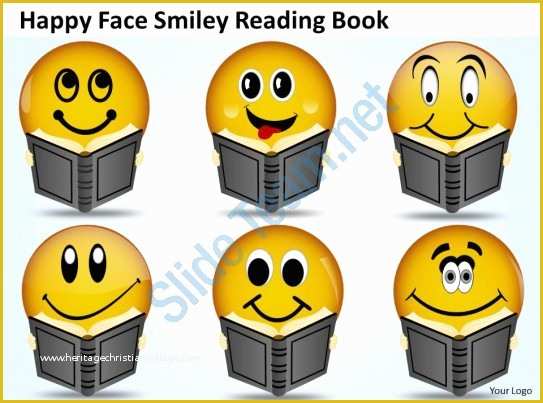 Free Reading Powerpoint Templates Of Business Powerpoint Templates Happy Face Smiley Reading