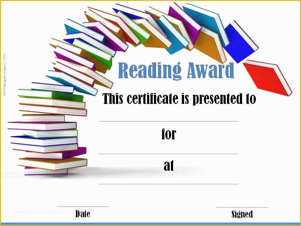 Free Reading Powerpoint Templates Of Free Editable Reading Certificate Templates Instant Download