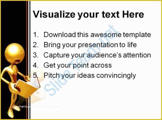 Free Reading Powerpoint Templates Of Reading Book Education Powerpoint Template 0610