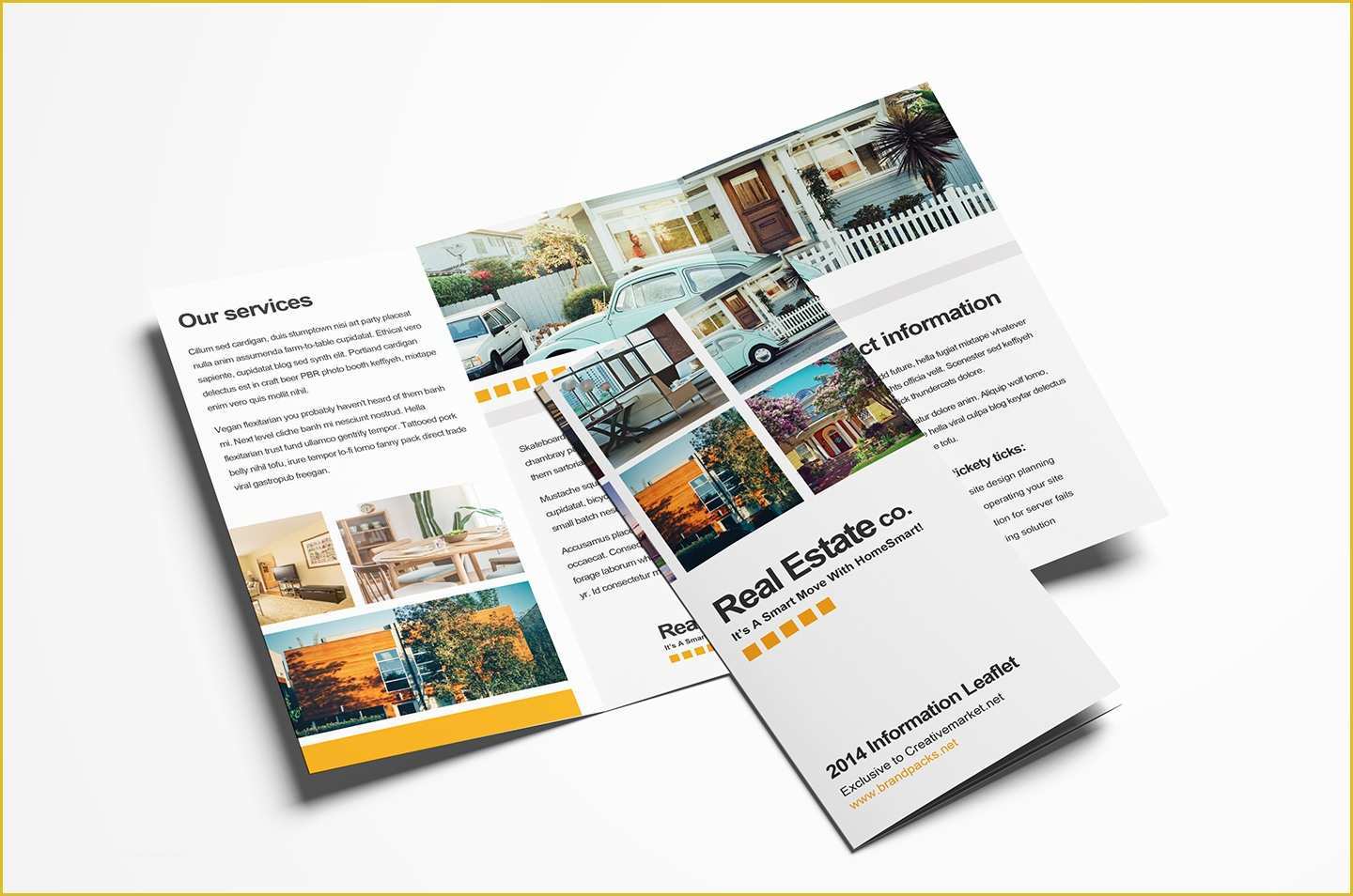 Free Real Estate Brochure Templates Of Free Real Estate Trifold Brochure Template In Psd Ai