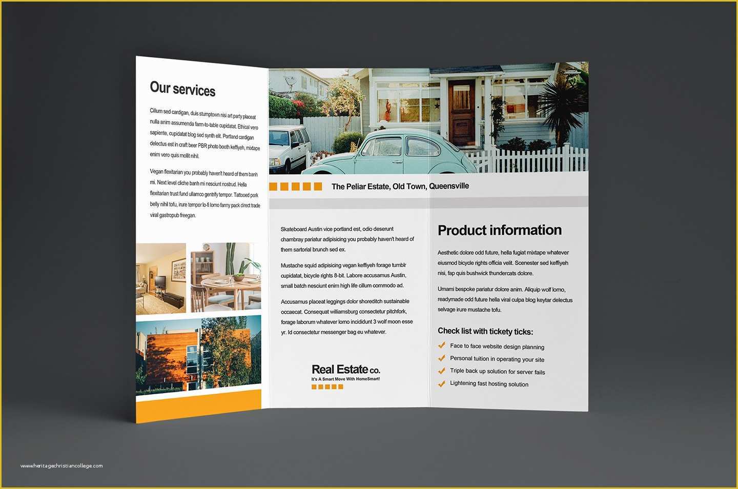 Free Real Estate Brochure Templates Of Free Real Estate Trifold Brochure Template In Psd Ai