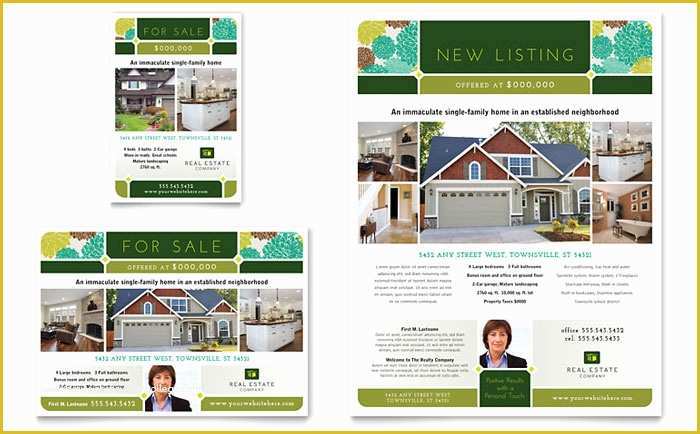 Free Real Estate Brochure Templates Of Real Estate Flyer &amp; Ad Template Design