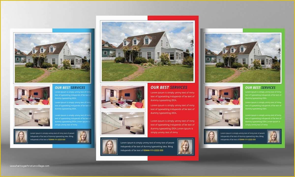 Free Real Estate Brochure Templates Of Real Estate Flyer Template Flyer Templates Creative Market