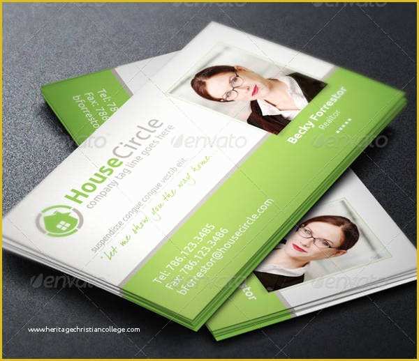 Free Real Estate Business Card Templates for Word Of 15 Realtor Business Card Templates Indesign Ai Psd