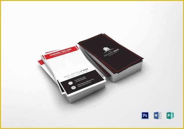 Free Real Estate Business Card Templates for Word Of 23 Real Estate Business Card Templates Indesign Ms