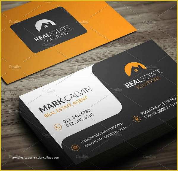 Free Real Estate Business Card Templates for Word Of 23 Real Estate Business Card Templates Indesign Ms