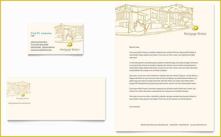 Free Real Estate Business Card Templates for Word Of Mortgage Broker Business Card & Letterhead Template Word