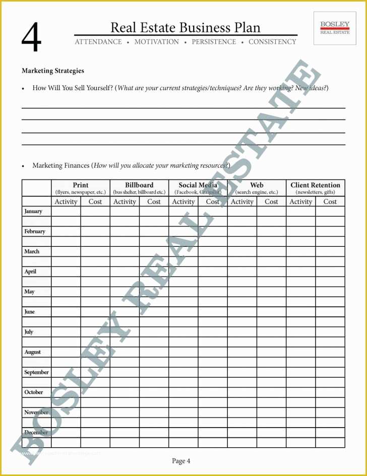 Free Real Estate Business Plan Template Of Real Estate Agent Business Plan Pdf 7sxe Sample Pics