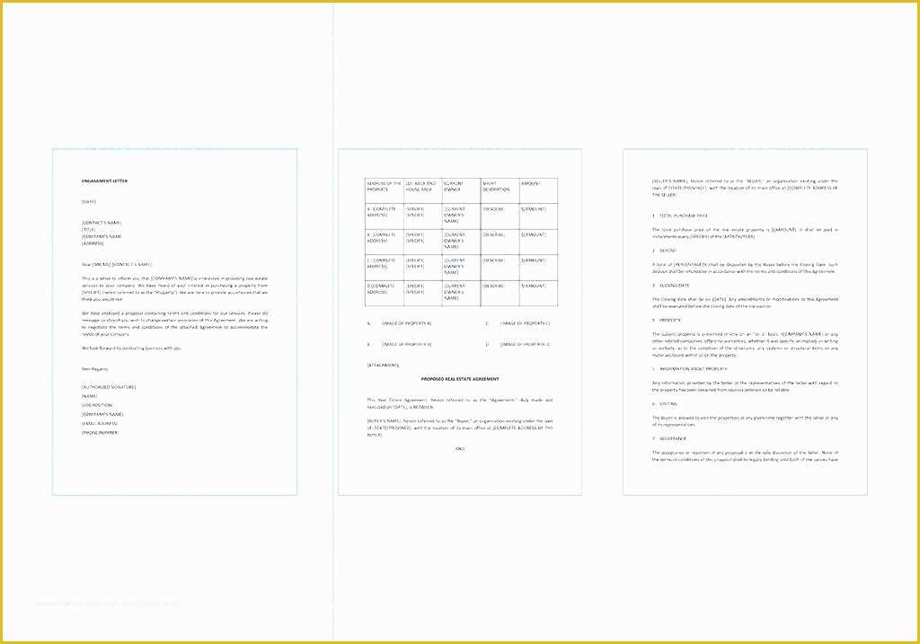 Free Real Estate Business Plan Template Of Real Estate Business Proposal Template Real Estate