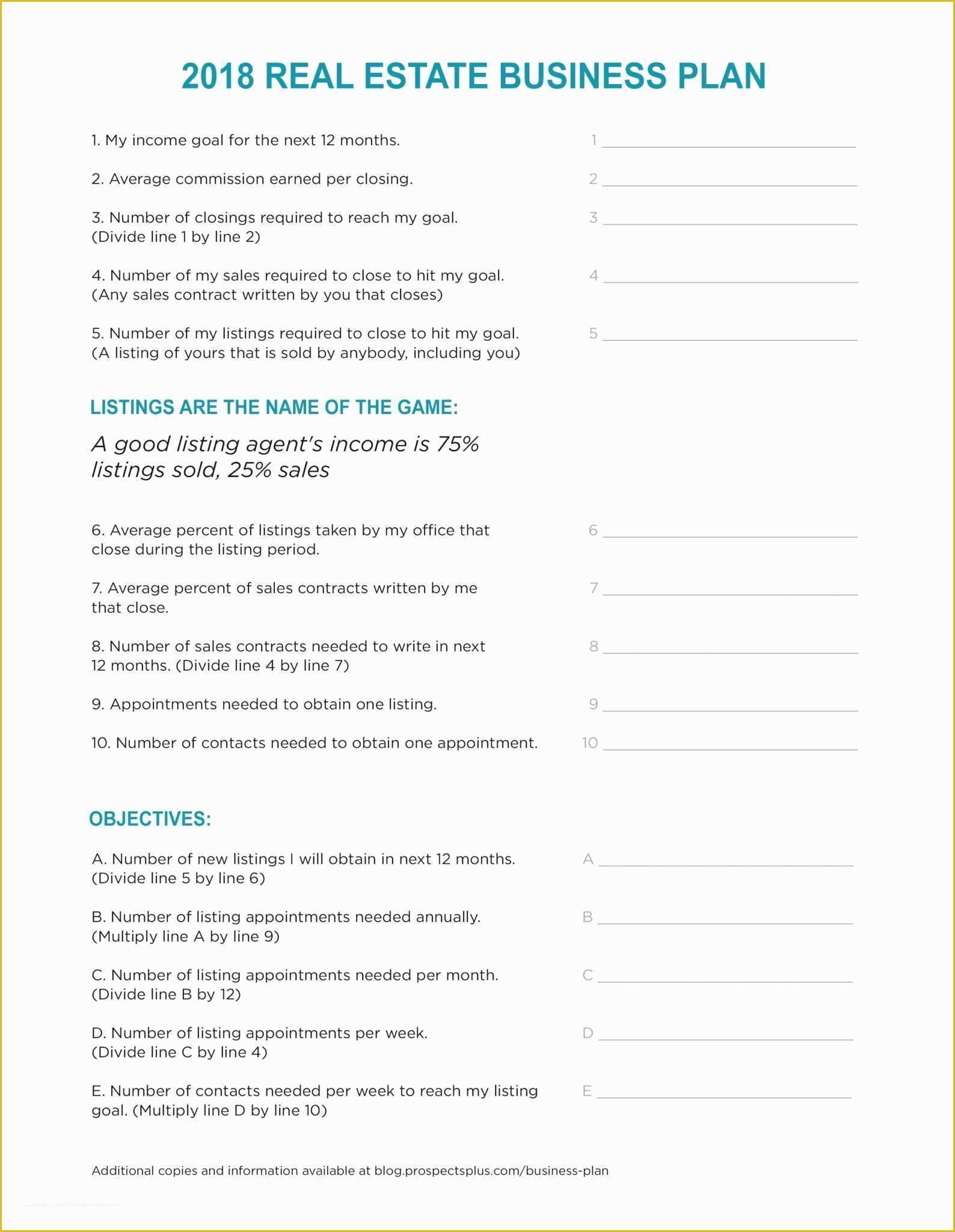 Free Real Estate Business Plan Template Of Unique Real Estate Pro forma Template Free