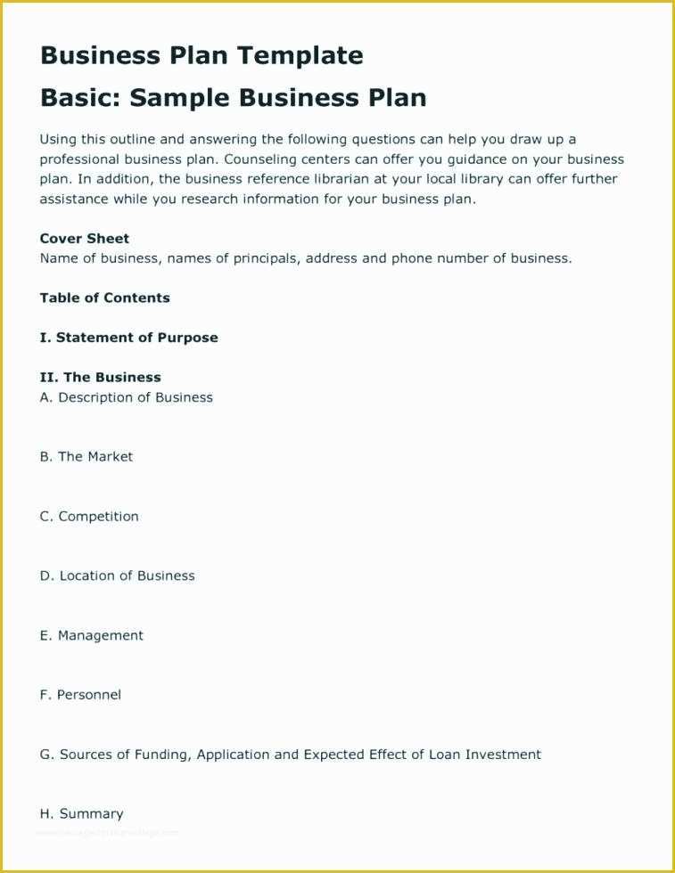 Free Real Estate Business Plan Template Word Of Blank Business Plan Template Free Blank Business Plan