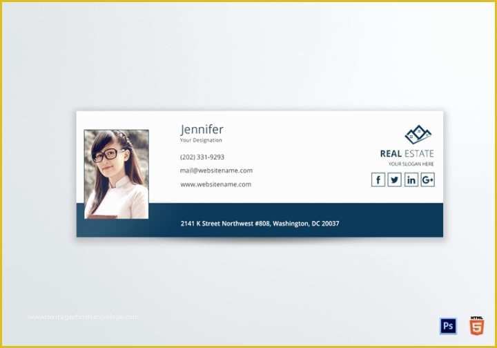 Free Real Estate Email Templates Of 11 Realtor Email Signature Templates Psd Ai