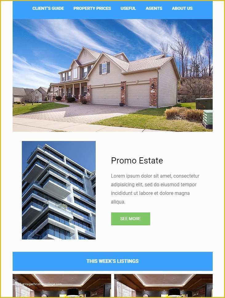 Free Real Estate Email Templates Of 99 Free Responsive HTML Email Templates to Grab In 2018