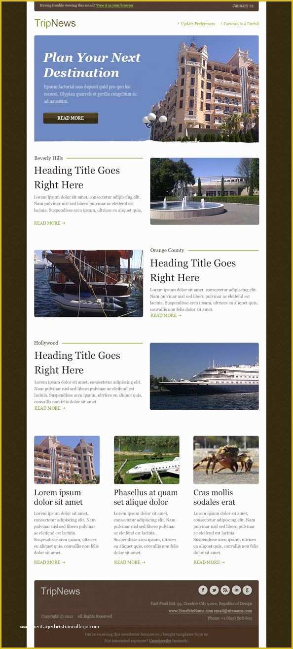 Free Real Estate Email Templates Of Absolutely Free Real Estate Newsletter Templates Free