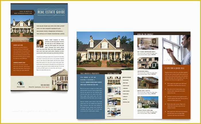 Free Real Estate Email Templates Of Residential Realtor Newsletter Template Design