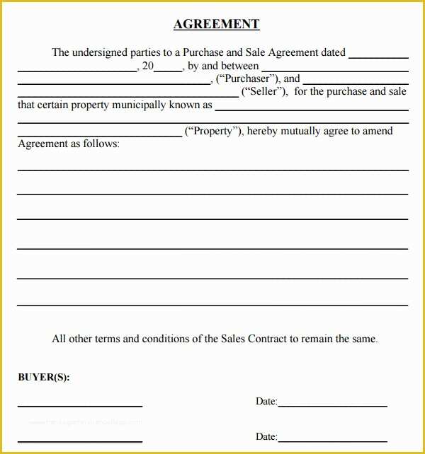 Free Real Estate Purchase and Sale Agreement Template Of Purchase Agreement 15 Download Free Documents In Pdf Word