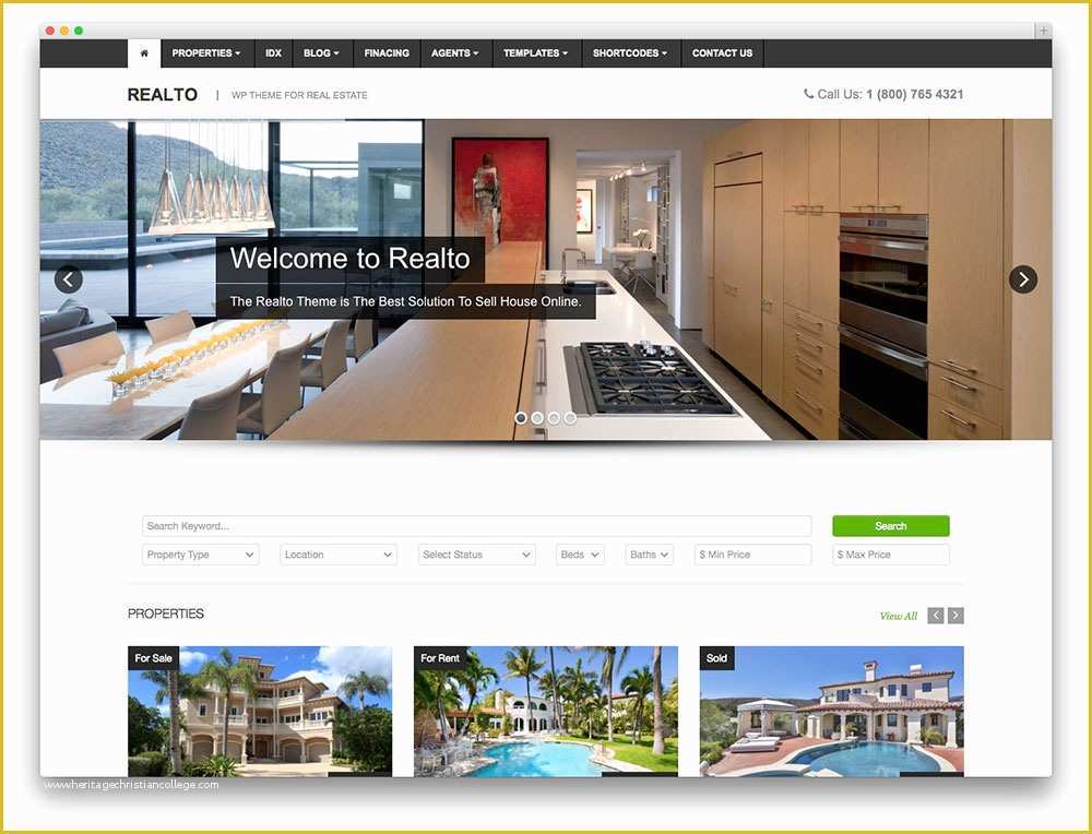 Free Real Estate Responsive Website Templates Of 36 Real Estate Wordpress themes for Agents & Realtors 2019
