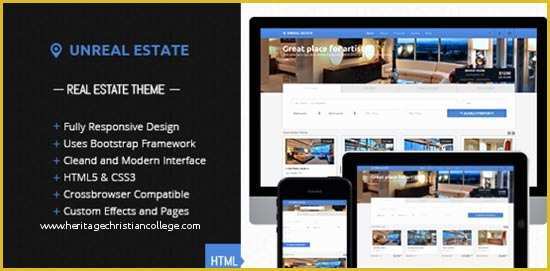 Free Real Estate Responsive Website Templates Of 80 Best Real Estate Website Templates Free &amp; Premium