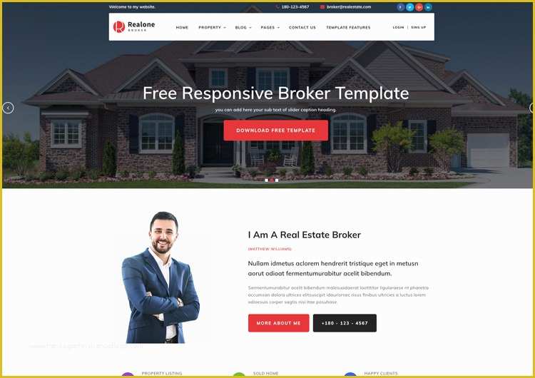 Free Real Estate Responsive Website Templates Of Free Website Templates Archives Ease Template
