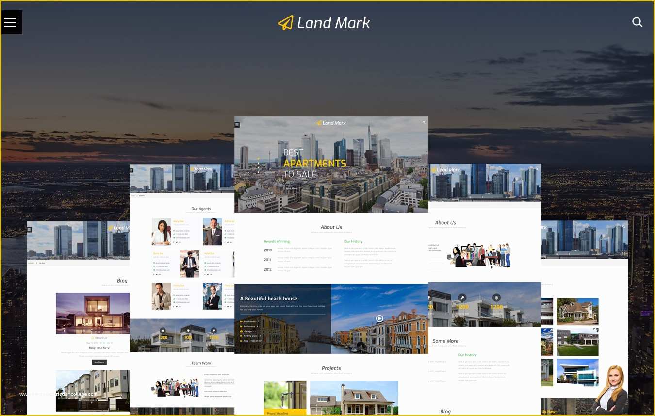 Free Real Estate Responsive Website Templates Of Home Land A Real Estate Category Flat Bootstrap Responsive