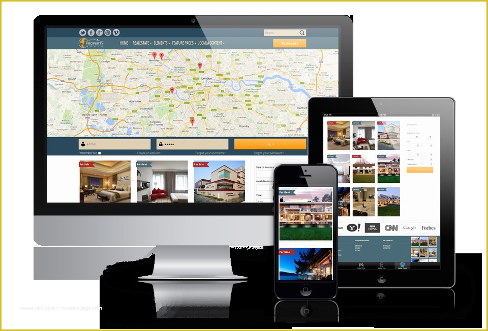 Free Real Estate Responsive Website Templates Of Joomla Real Estate Templates Joomla News Admin1