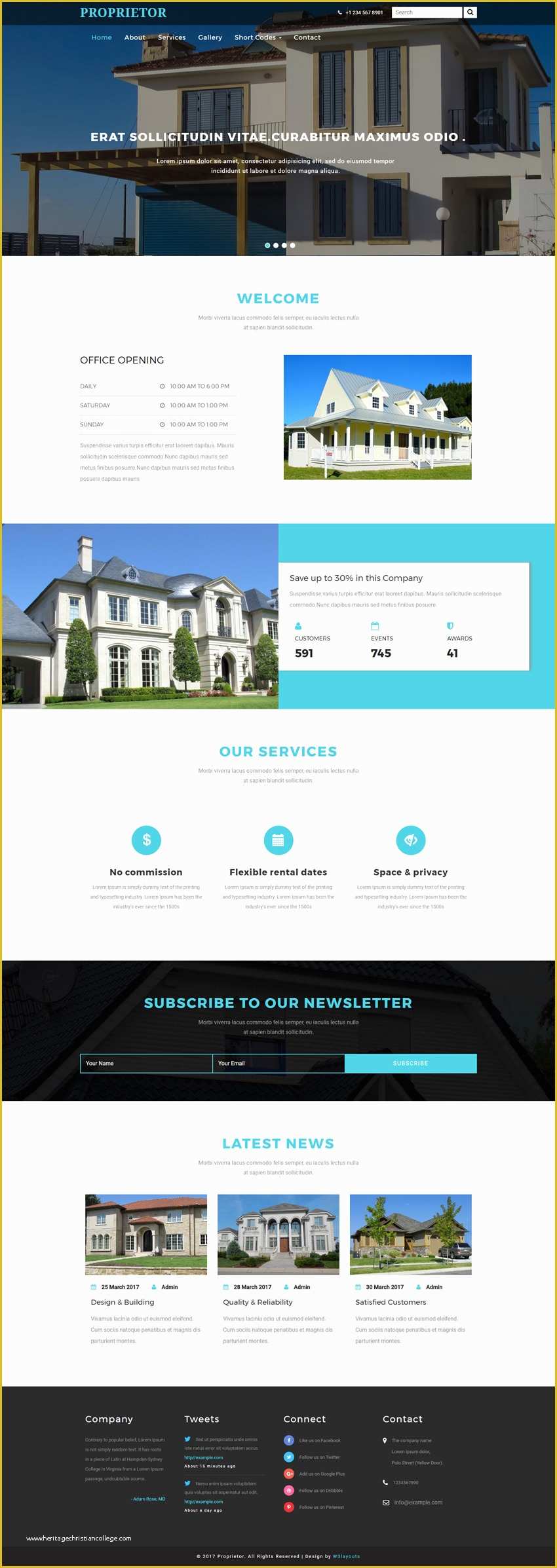 Free Real Estate Responsive Website Templates Of Proprietor A Real Estate Category Bootstrap Responsive Web