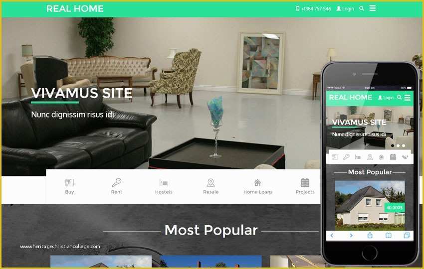 Free Real Estate Responsive Website Templates Of Real Home A Real Estate Category Flat Bootstrap Responsive