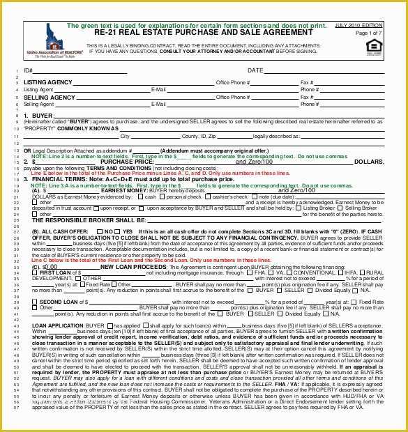 Free Real Estate Sales Agreement Template Of Purchase Agreement Template 28 Free Word Pdf Document