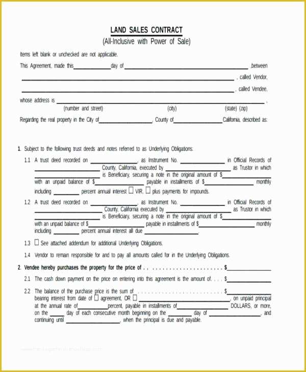 Free Real Estate Sales Agreement Template Of Real Estate Sales Contract Template