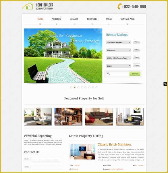 Free Real Estate Website Templates Wordpress Of 33 Real Estate Website themes & Templates