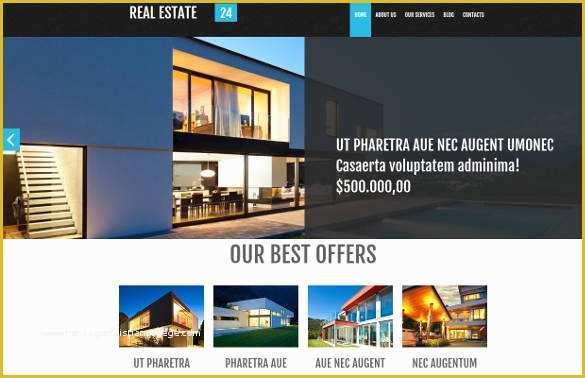 Free Real Estate Website Templates Wordpress Of 33 Real Estate Website themes & Templates