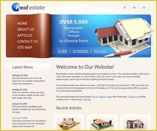 Free Real Estate Website Templates Wordpress Of 45 Free & Premium Real Estate Website Templates Xdesigns