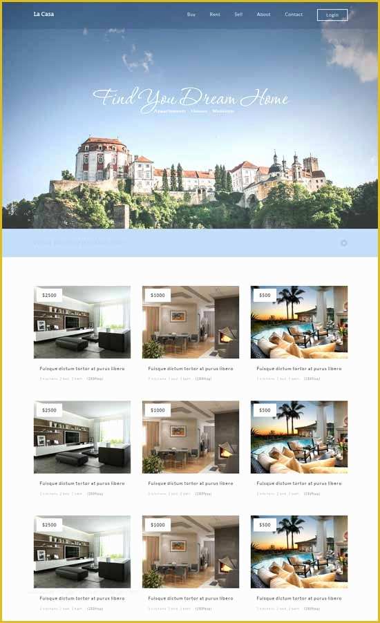 Free Real Estate Website Templates Wordpress Of 50 Best Real Estate Website Templates Free & Premium
