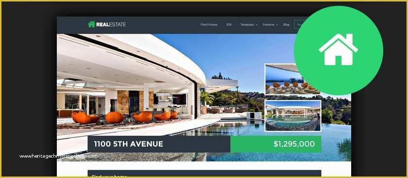 Free Real Estate Website Templates Wordpress Of 50 Best Wordpress Real Estate themes 2017