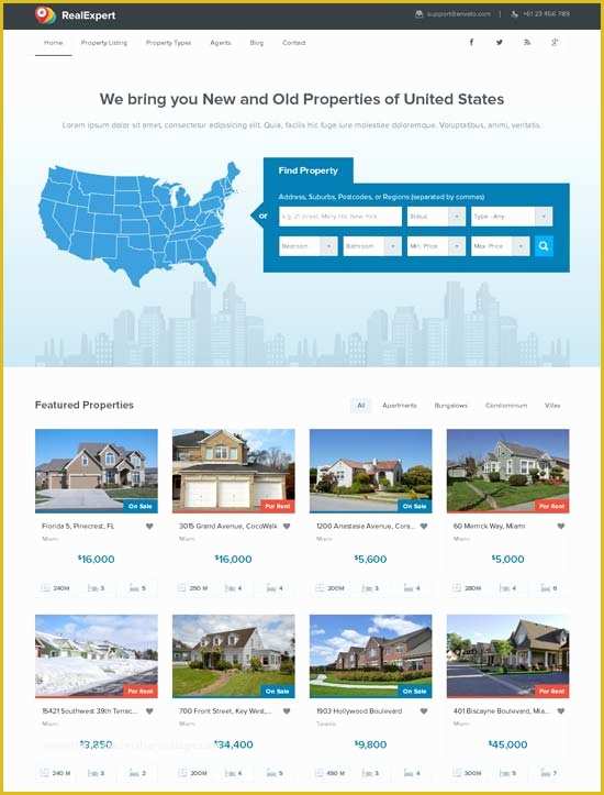 Free Real Estate Website Templates Wordpress Of 80 Best Real Estate Website Templates Free & Premium