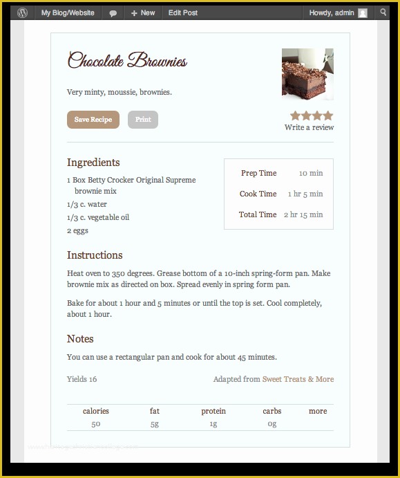 Free Recipe Blog Templates Of 7 Best Wordpress Plugins for Recipe Blogs Bloggers