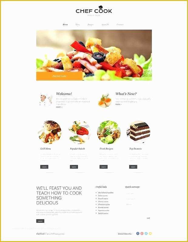 Free Recipe Blog Templates Of Recipe Blog Template – Vitaminacfo