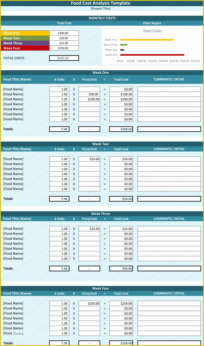 Free Recipe Costing Template Of Cost Analysis Template Cost Analysis tool Spreadsheet