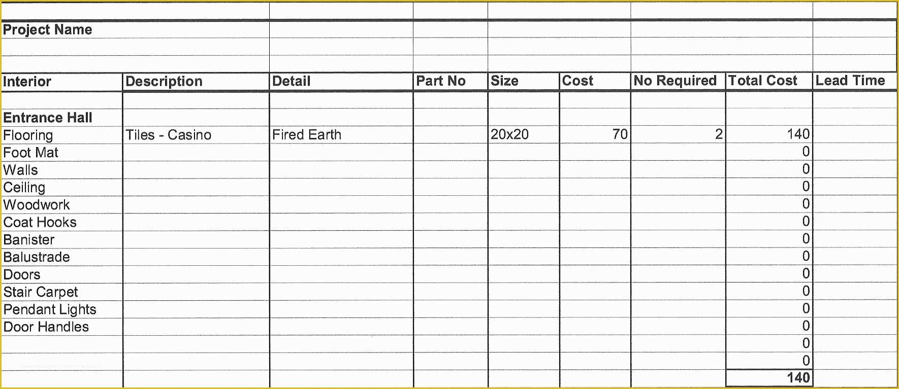 Free Recipe Costing Template Of Free Job Cost Worksheet Template Costing Spreadsheet