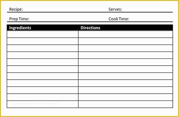Free Recipe Website Template Of Free Recipe Card Templates for Microsoft Word