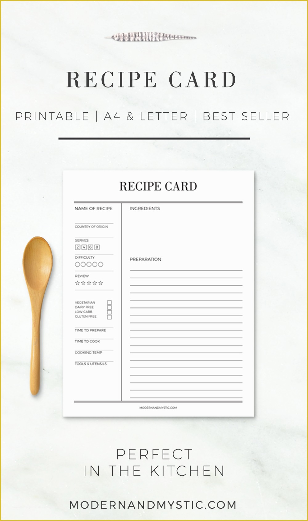 Free Recipe Website Template Of Recipe Card