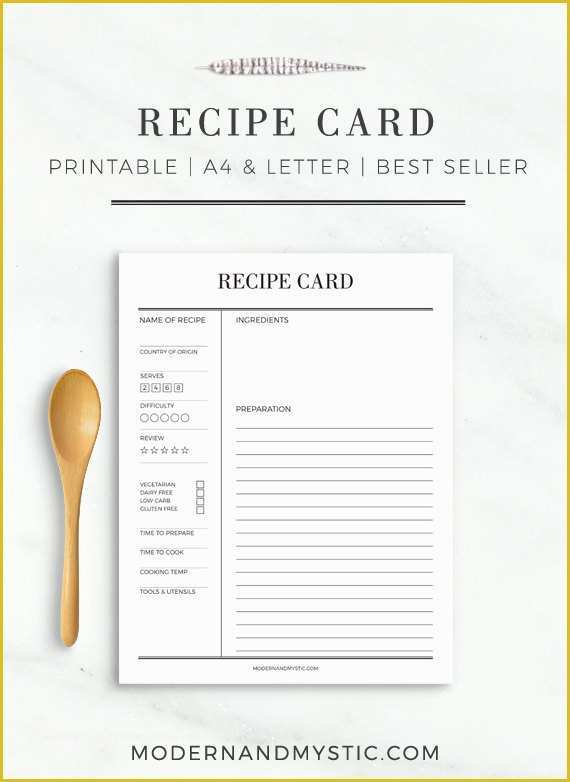 Free Recipe Website Template Of Recipe Card Printable Recipe Cards Recipe Sheet Printable