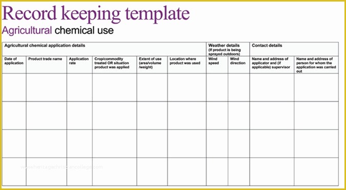 Free Record Keeping Templates Of Staff Training Records Template Excel Training Records