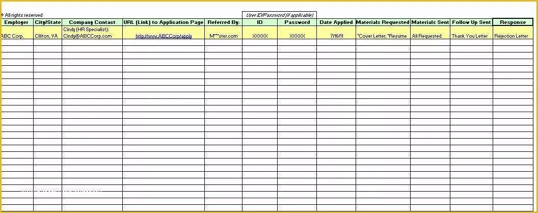 45 Free Recruitment Tracker Excel Template