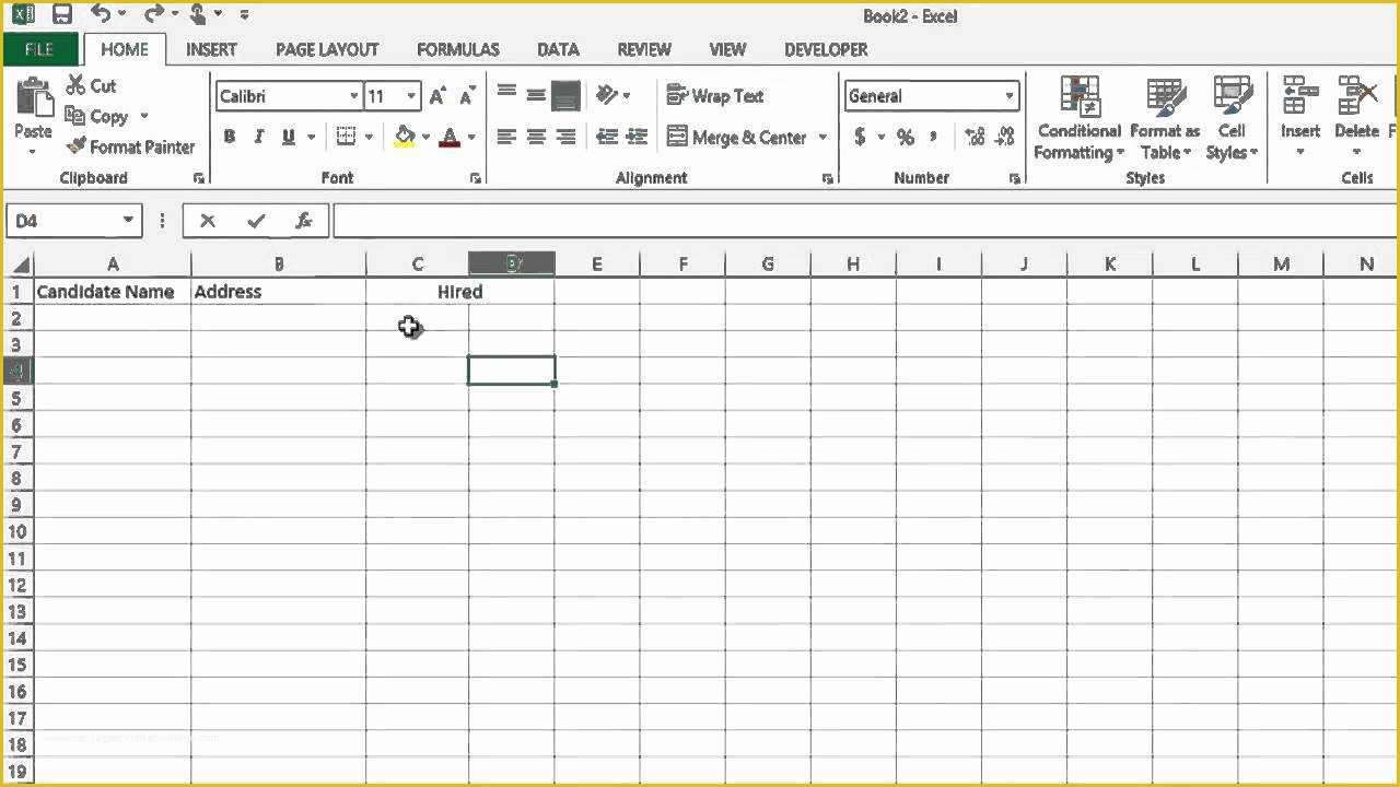 Free Recruitment Tracker Excel Template Of How to Track the Recruiting Process In Microsoft Excel