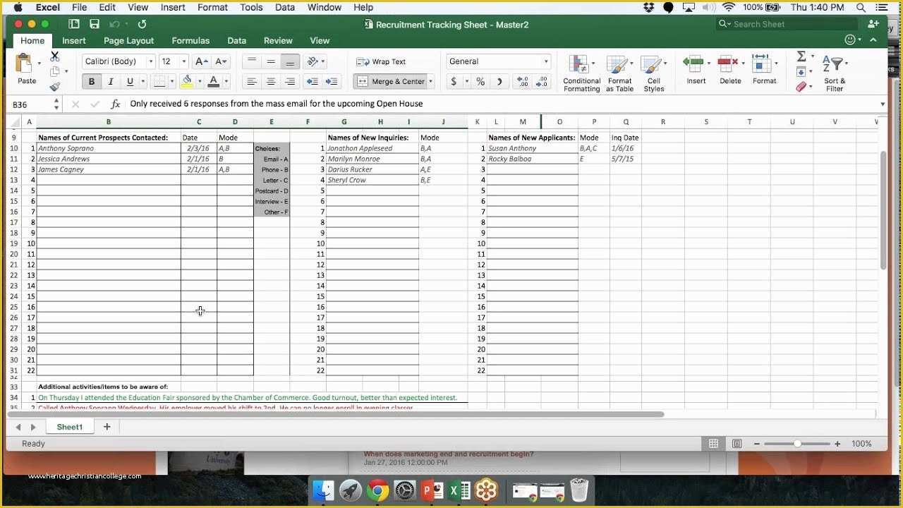 Free Recruitment Tracker Excel Template Of Recruitment Tracking Sheet Tutorial
