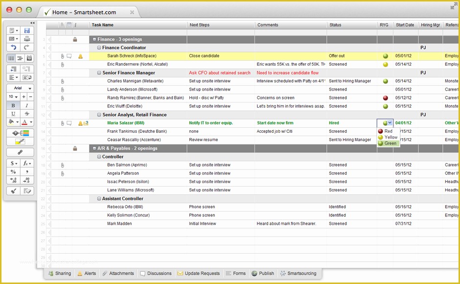 Free Recruitment Tracker Excel Template Of the Hr Manager Inside