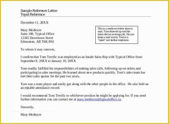 Free Reference Template Of 42 Reference Letter Templates Pdf Doc