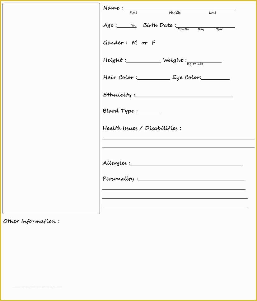 Free Reference Template Of Blank Reference Sheet Mughals