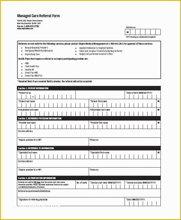 Free Referral form Template Of Customer Referral form Template – Versatolelive